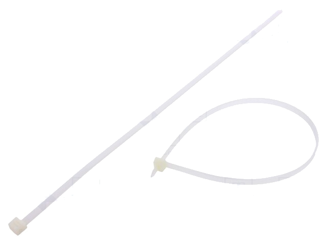 Kabelbinder; L: 450mm; W: 7,6mm; polyamide; 533N; natuurlijk Kabelbinder; L: 450mm; W: 7,6mm; polyamide; 533N; natuurlijk
